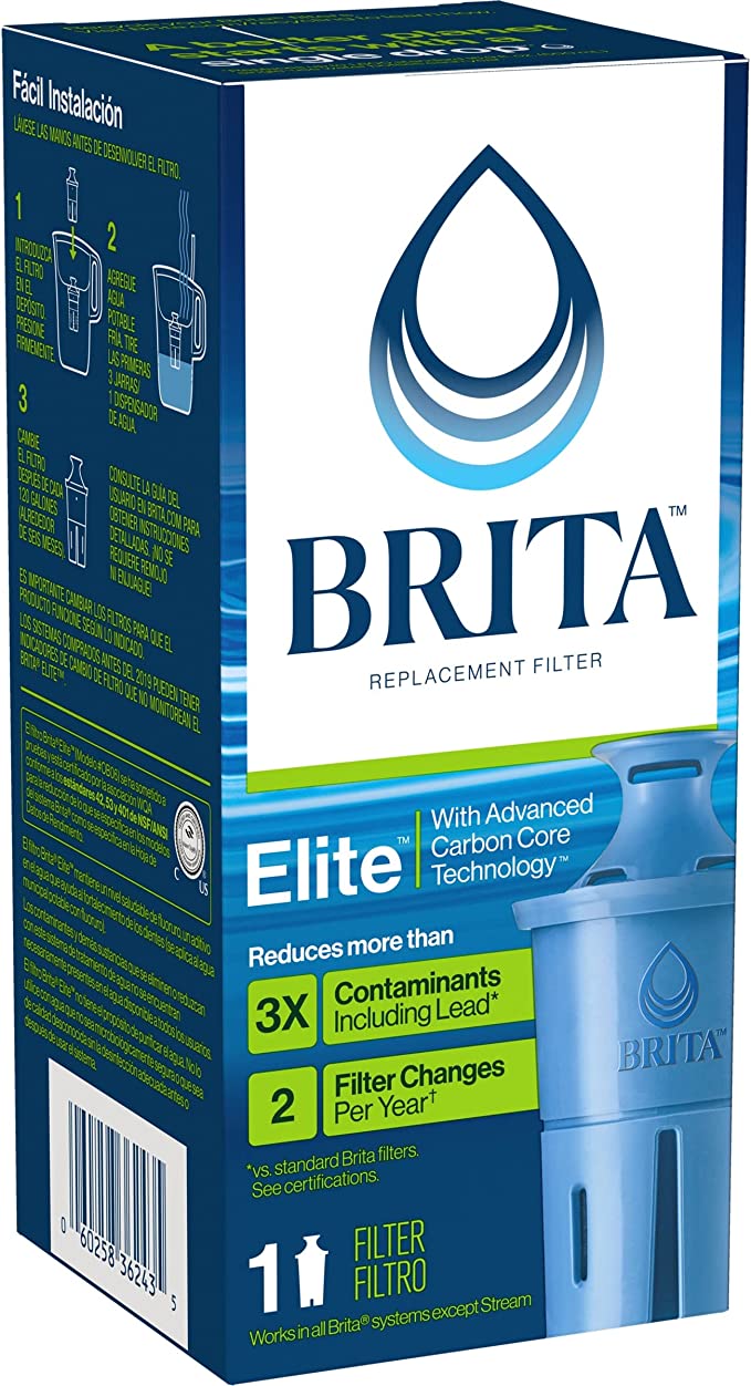 Brita™ Elite™ Water Filter, Advanced Carbon Core Technology ...